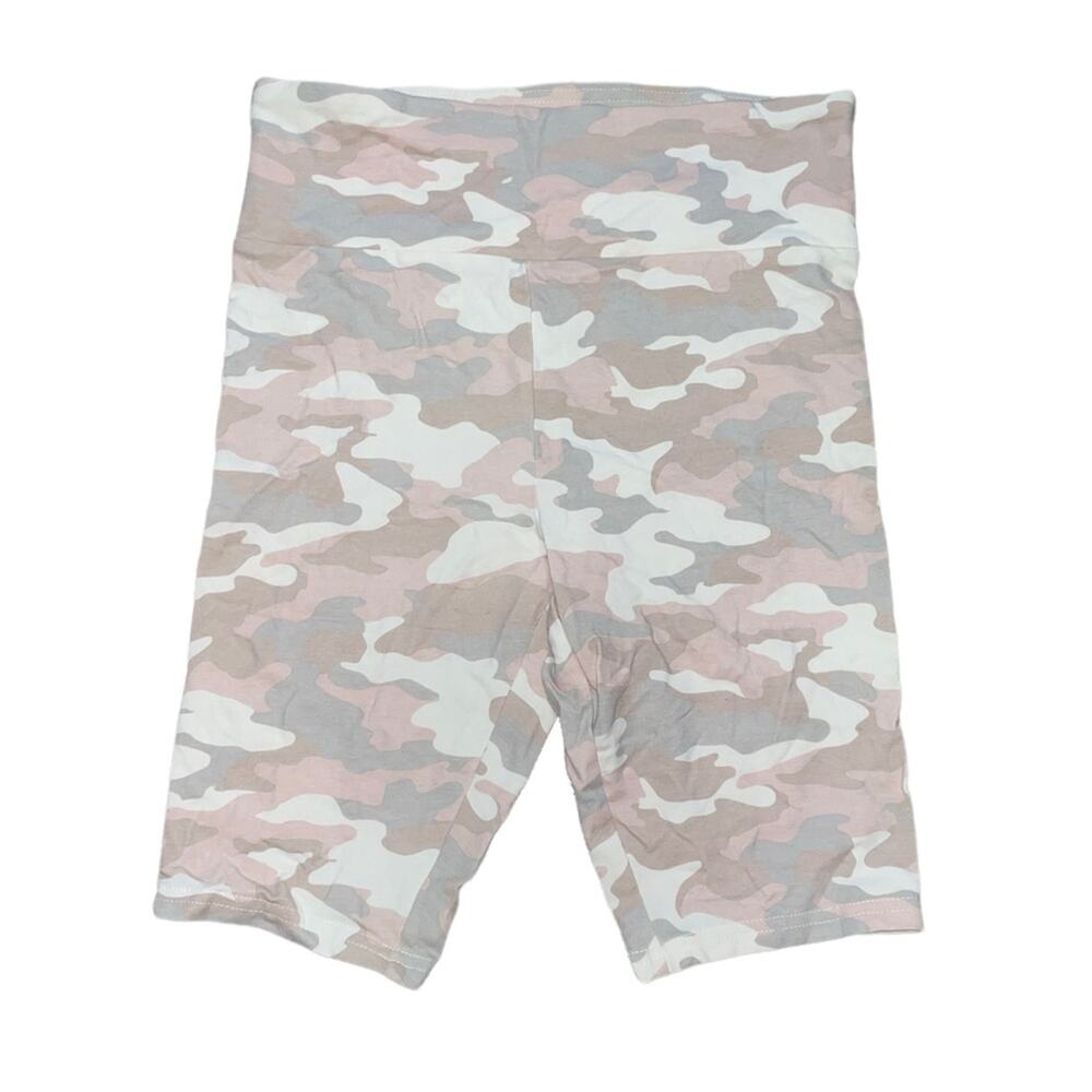 Wild Fable Pink, Gray & Beige Camouflage High Waist Legging Biker Shorts